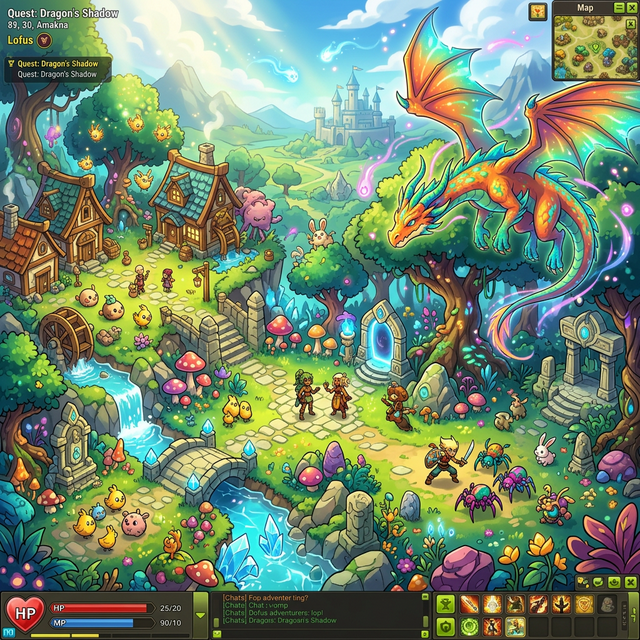 Guide kamas Dofus — Tour du Monde Dofus : Succès, Donjons et Rentabilité | SellKamas